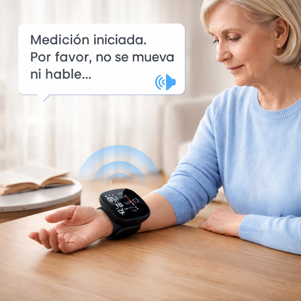 Monitor de Presión Arterial y de muñeca portátil y preciso