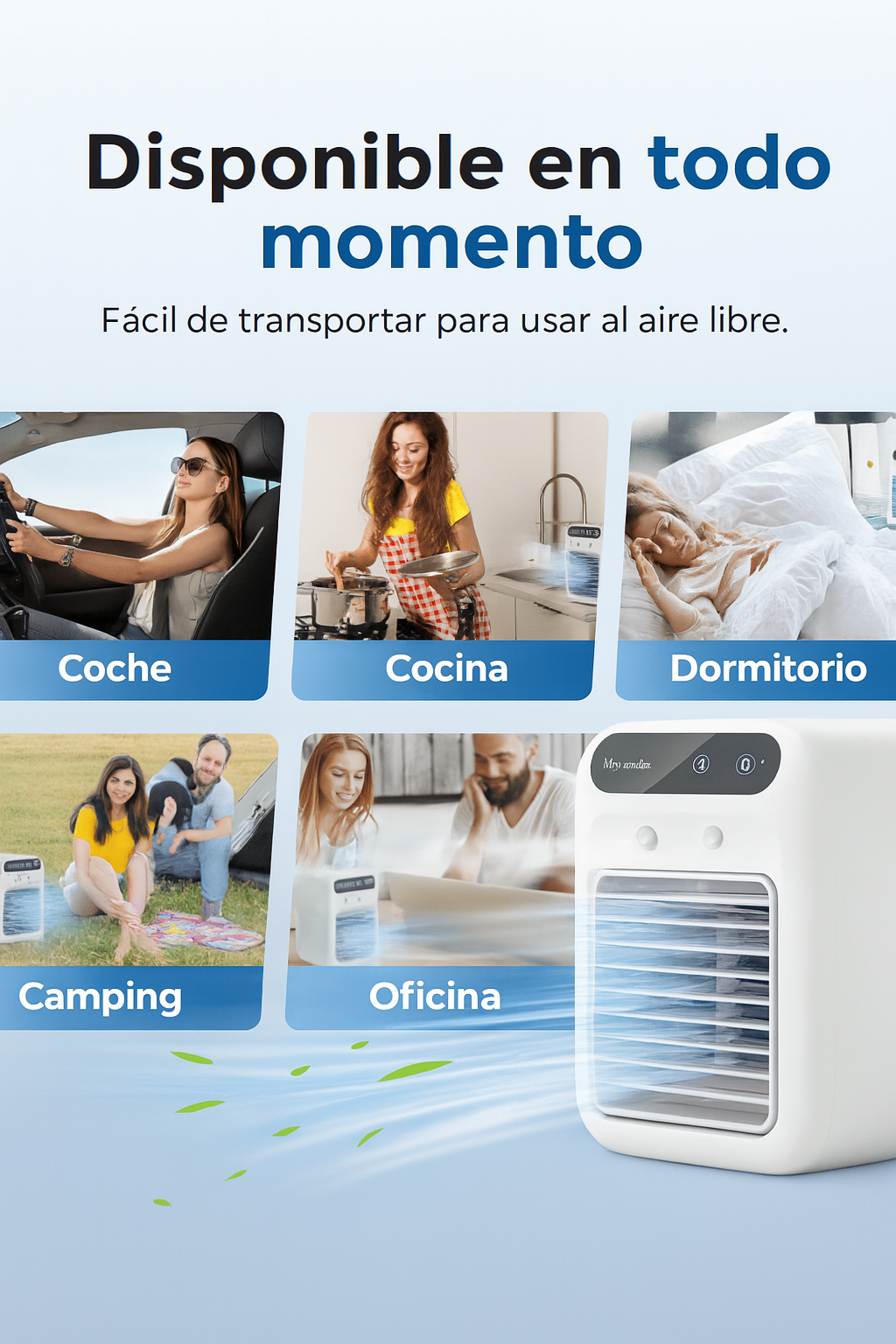 Mini Aire Acondicionado Portátil