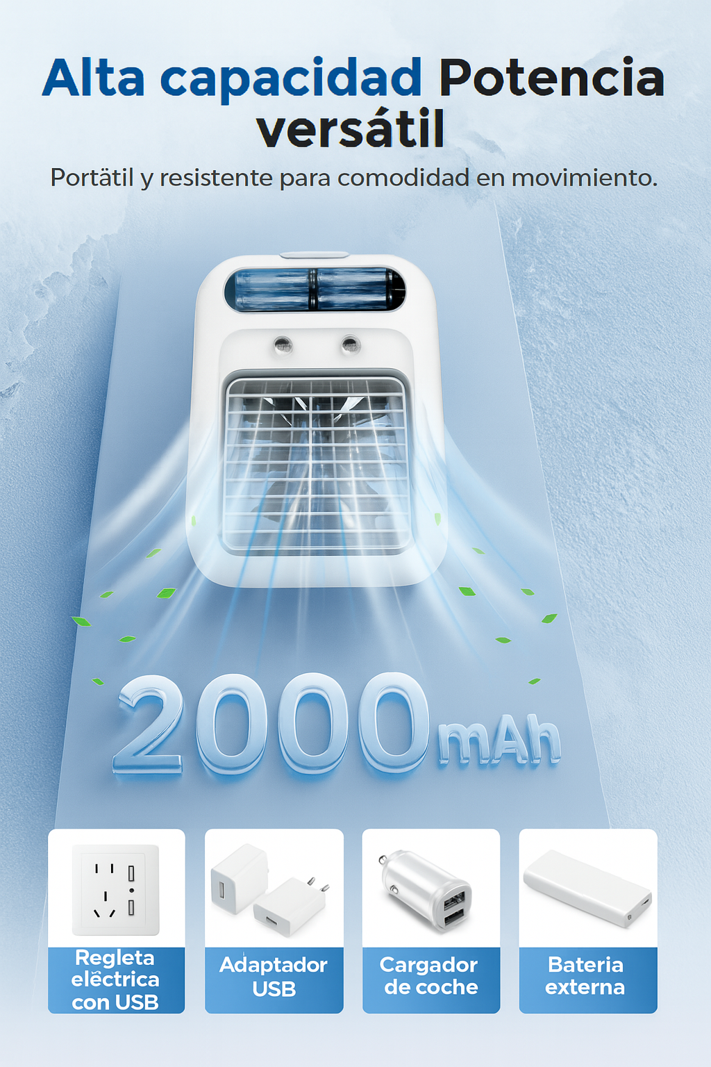 Mini Aire Acondicionado Portátil