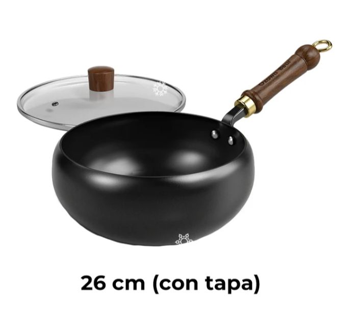 🔥Cacerola Artesana de Hierro Fundido sin Esmaltar