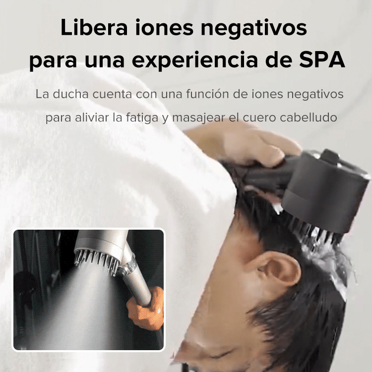 🚿2X1 Cabezal de ducha multifuncional de ajuste con un botón y masaje alemán