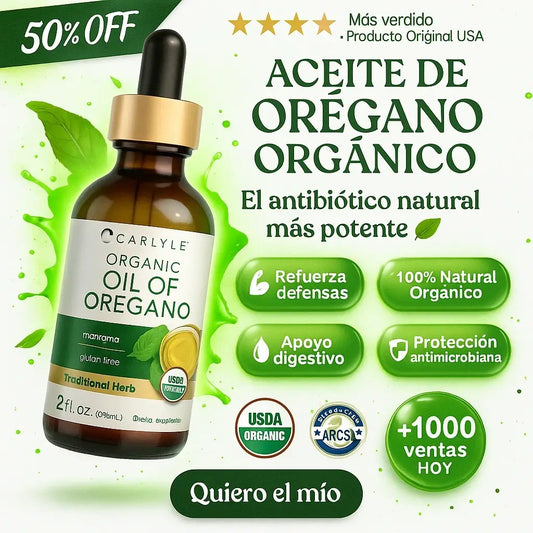 ACEITE DE OREGANO ORGANICO LIQUIDO - ORIGINAL