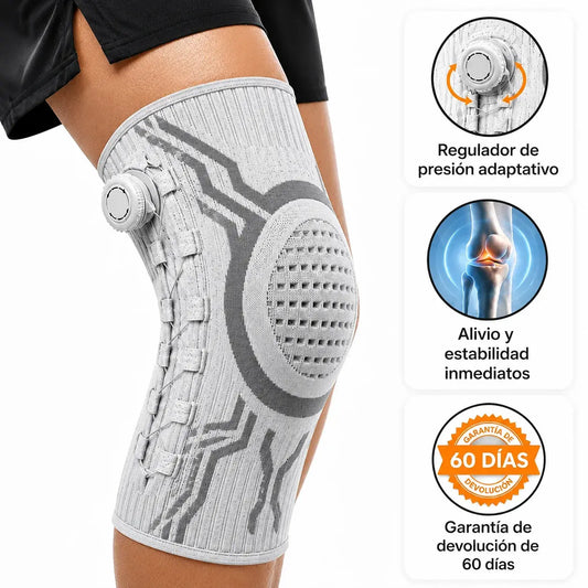 RODILLERA ORTOPEDICA CON DISEÑO 3D Y AJUSTE TOTAL