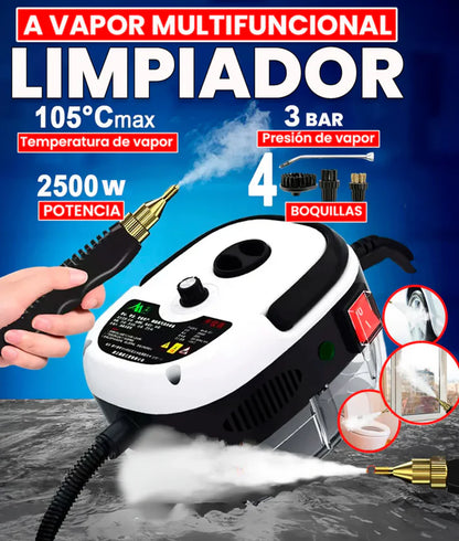 Limpiador a vapor de alta temperatura portátil de 2500 W
