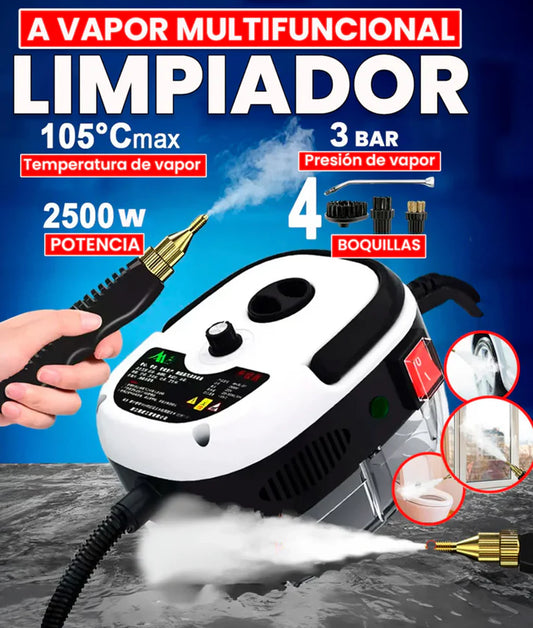 Limpiador a vapor de alta temperatura portátil de 2500 W