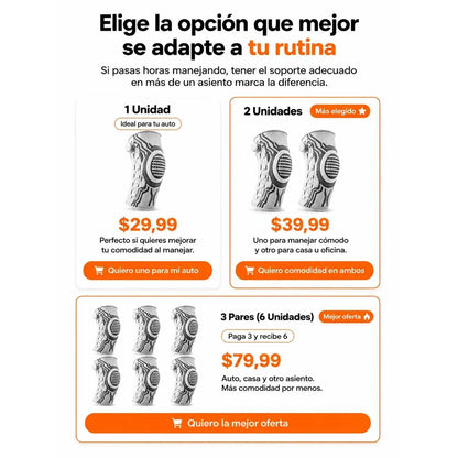 RODILLERA ORTOPEDICA CON DISEÑO 3D Y AJUSTE TOTAL