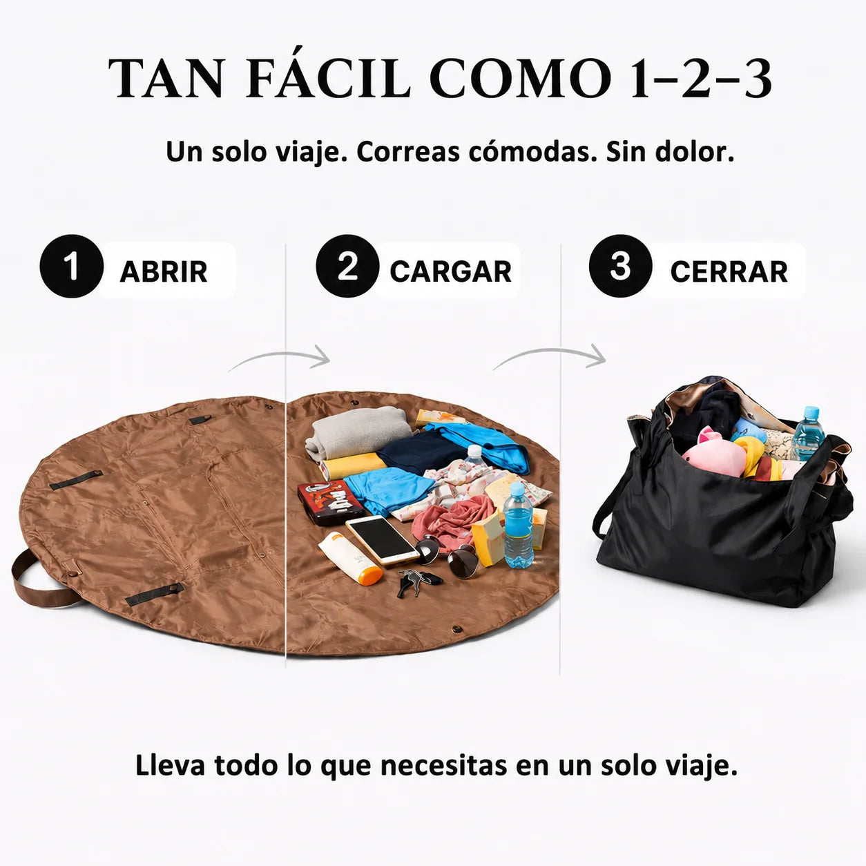 La Bolsa que recoge en Segundos