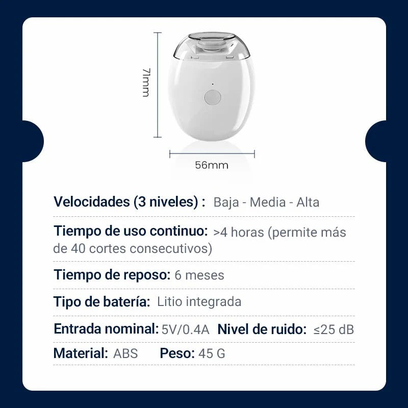 Lima de uñas universal para niños y adultos