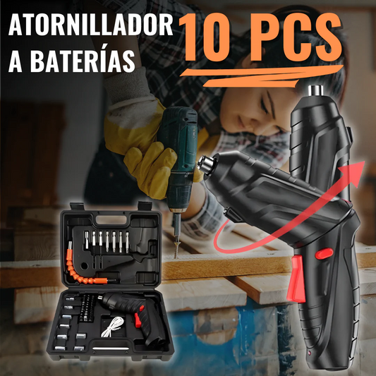 DESTORNILLADOR ELECTRICO +MALETIN+ ACCESORIOS + ENVIO GRATIS