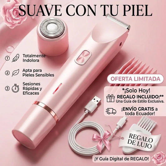Depiladora 2 en 1 premium UNISEX + Gratis cabezal y cargador